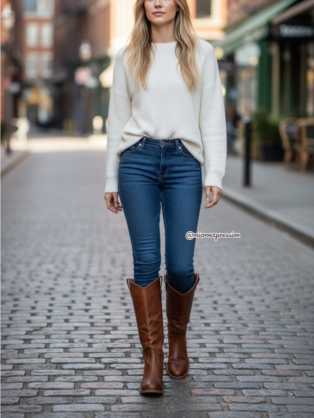 Frye Melissa Button Cognac Leather Knee High Boot - Picture 8 of 16